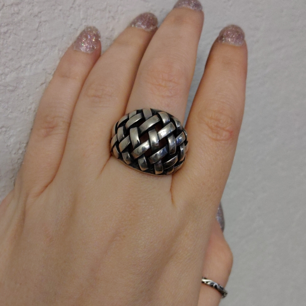 James Avery Basket Weave Ring